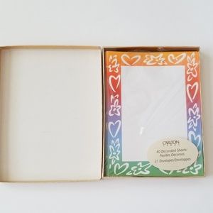 Carlton Cards Stationary Decorated Writing Papers New In Package